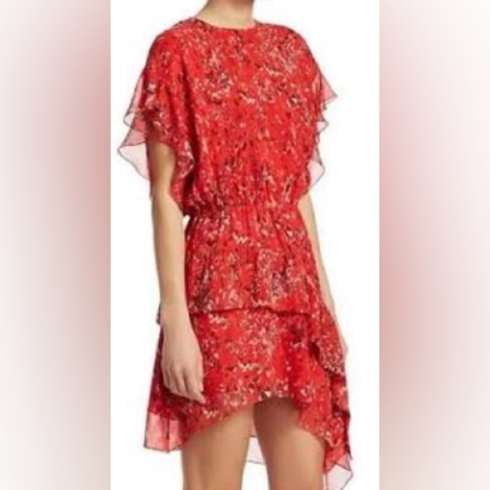 Red Floral Dress